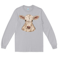 Moon Dust charolais calf Long Sleeve Tee - RanaPortraitStore