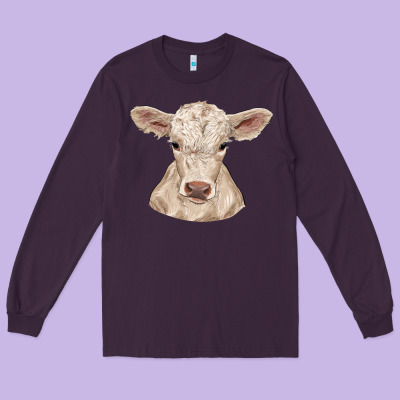 Long Sleeve Tee charolais calf
