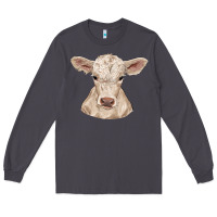 Smoke charolais calf Long Sleeve Tee - RanaPortraitStore