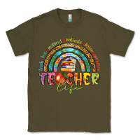 Army Green teacher life Classic Tee - texasbilliewilder