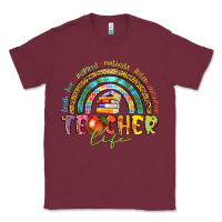 Burgundy teacher life Classic Tee - texasbilliewilder