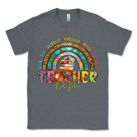Charcoal Heather teacher life Classic Tee - texasbilliewilder