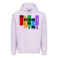 Lilac y'all means all y'all Premium Hoodie - MaliasSmallBusiness
