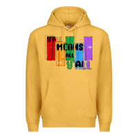 Mustard y'all means all y'all Premium Hoodie - MaliasSmallBusiness