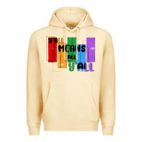 Pina Colada y'all means all y'all Premium Hoodie - MaliasSmallBusiness