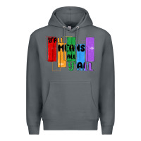 Rock y'all means all y'all Premium Hoodie - MaliasSmallBusiness
