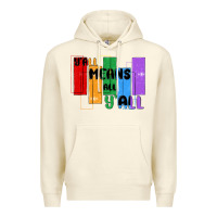 Sandshell y'all means all y'all Premium Hoodie - MaliasSmallBusiness