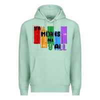 Seafoam y'all means all y'all Premium Hoodie - MaliasSmallBusiness