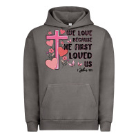 Pigment Tornado we love because he first loved us Urban Hoodie - MaliasSmallBusiness