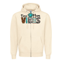Sandshell tired mom vibes Zipper Hoodie - texasbilliewilder