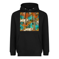 Black western charolais cow seamless pattern Heavyweight Hoodie - HRA Design Shop