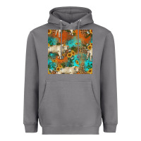 Storm western charolais cow seamless pattern Heavyweight Hoodie - HRA Design Shop