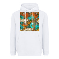 White western charolais cow seamless pattern Heavyweight Hoodie - HRA Design Shop