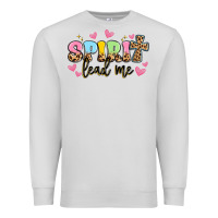 Dove Grey spirit lead me Premium Sweatshirt - Artiststas