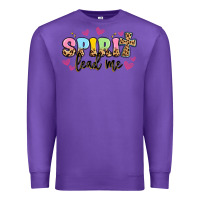 Purple spirit lead me Premium Sweatshirt - Artiststas