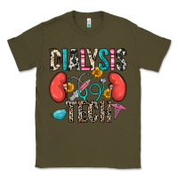 Army Green dialysis tech Classic Tee - Zillion Design Studio