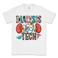 White dialysis tech Classic Tee - Zillion Design Studio