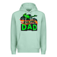 Seafoam racing dad with racing motorcycle Premium Hoodie - AdoDesignShop