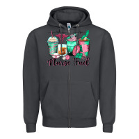 Smoke nurse fuel coffee cups Zipper Hoodie - Zillion Design Studio
