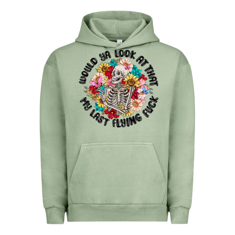 Would Ya Look At That My Last Flying Fuck Urban Hoodie by MaliasSmallBusiness | Teevron