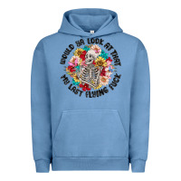 Pigment Pebble Blue would ya look at that my last flying fuck Urban Hoodie - MaliasSmallBusiness