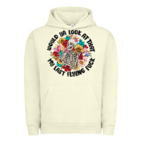Pigment Pistachio would ya look at that my last flying fuck Urban Hoodie - MaliasSmallBusiness