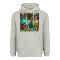 Moon Dust western bison and sunflowers seamless pattern Heavyweight Hoodie - HRA Design Shop