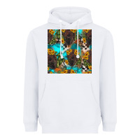 White western bison and sunflowers seamless pattern Heavyweight Hoodie - HRA Design Shop