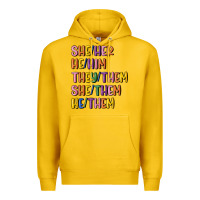 Lemon lgbtq pronouns Premium Hoodie - MaliasSmallBusiness