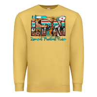 Antique Gold lpn licensed practical nurse Premium Sweatshirt - JahusDesignShop