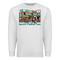 Oatmeal Heather lpn licensed practical nurse Premium Sweatshirt - JahusDesignShop
