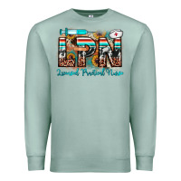 Seafoam lpn licensed practical nurse Premium Sweatshirt - JahusDesignShop