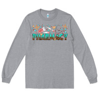 Heather Grey pharmacy Long Sleeve Tee - texasbilliewilder