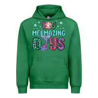 Emerald 100 mermazing days Urban Hoodie - MaliasSmallBusiness