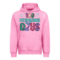Fuchsia Pink 100 mermazing days Urban Hoodie - MaliasSmallBusiness