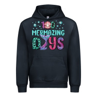 Navy 100 mermazing days Urban Hoodie - MaliasSmallBusiness