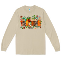 Mushroom fall teacher Long Sleeve Tee - AdoDesignShop
