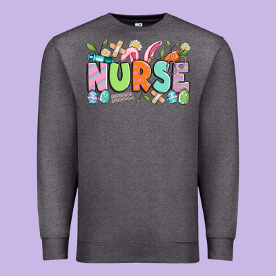 Easter Nurse Premium Sweatshirt Designed By Artiststas