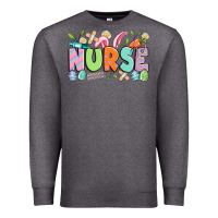 Charcoal Heather easter nurse Premium Sweatshirt - Artiststas