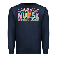 Navy easter nurse Premium Sweatshirt - Artiststas