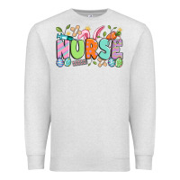 Oatmeal Heather easter nurse Premium Sweatshirt - Artiststas