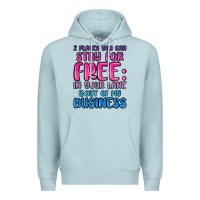 Blue Mist 2 places you can stay for free in your lane and ou Premium Hoodie - MaliasSmallBusiness