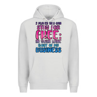 Dove Grey 2 places you can stay for free in your lane and ou Premium Hoodie - MaliasSmallBusiness
