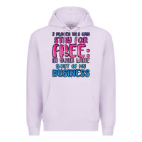 Lilac 2 places you can stay for free in your lane and ou Premium Hoodie - MaliasSmallBusiness