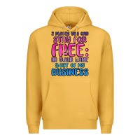 Mustard 2 places you can stay for free in your lane and ou Premium Hoodie - MaliasSmallBusiness