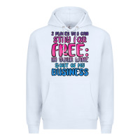 White 2 places you can stay for free in your lane and ou Premium Hoodie - MaliasSmallBusiness