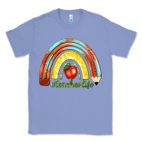 Colony Blue teacher life with rainbow Classic Tee - texasbilliewilder
