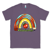 Lavender teacher life with rainbow Classic Tee - texasbilliewilder