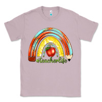 Lilac teacher life with rainbow Classic Tee - texasbilliewilder