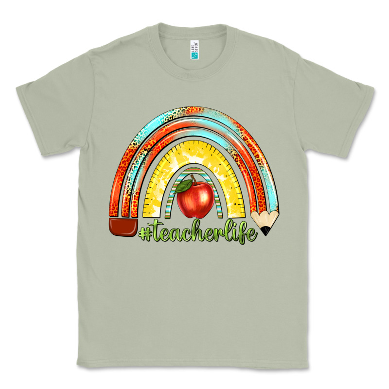 Teacher Life With Rainbow Classic Tee by texasbilliewilder | Teevron